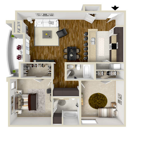 Two-Bedroom A