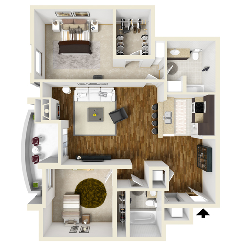 Two-Bedroom B