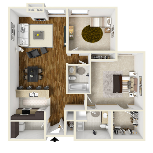 Two-Bedroom C
